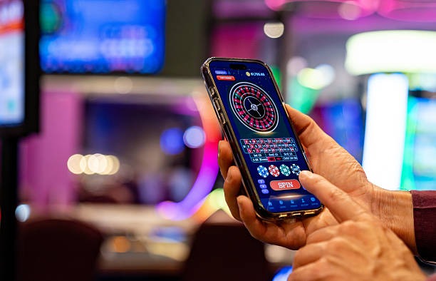 hdpbet live-dealer blackjack table displayed on mobile phone screen